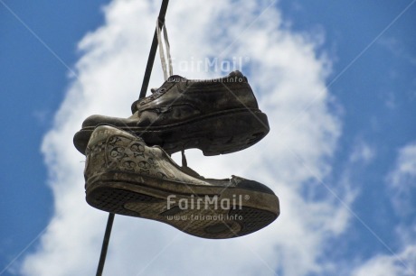 Fair Trade Photo Artistique, Clouds, Colour image, Congratulations, Day, Exams, Horizontal, Outdoor, Peru, Seasons, Shoe, Sky, South America, Summer