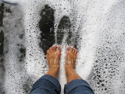 Fair Trade Photo Activity, Artistique, Beach, Colour image, Foot, High angle view, Horizontal, People, Peru, Relaxing, Sea, South America, Water