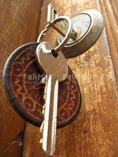 Fair Trade Photo Closeup, Colour image, Congratulations, Door, Key, Low angle view, New home, Peru, South America, Vertical, Welcome home