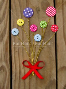 Fair Trade Photo Balloon, Button, Colour image, Peru, South America, Vertical