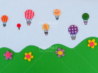 Fair Trade Photo Activity, Airballoon, Balloon, Button, Colour image, Fathers day, Flowers, Flying, Good luck, Green, Holiday, Horizontal, Love, Mothers day, Mounain, Multi-coloured, Peru, Seasons, Sky, South America, Spring, Summer, Valentines day