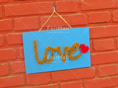 Fair Trade Photo Brick, Colour image, Crafts, Heart, Horizontal, Love, Peru, Red, South America, Text, Valentines day, Wool