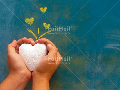 Fair Trade Photo Blackboard, Chalk, Colour image, Fathers day, Hands, Heart, Horizontal, Love, Mothers day, New baby, Peru, South America, Valentines day, White