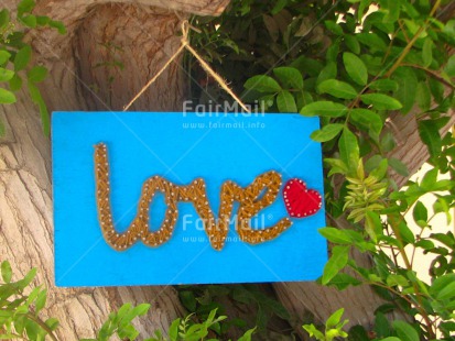 Fair Trade Photo Colour image, Crafts, Green, Heart, Horizontal, Love, Nature, Peru, Red, South America, Text, Tree, Valentines day, Wool