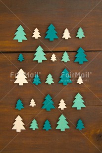 Fair Trade Photo Blue, Brown, Christmas, Colour image, Peru, Seasons, South America, Tree, Vertical, Winter, Wood