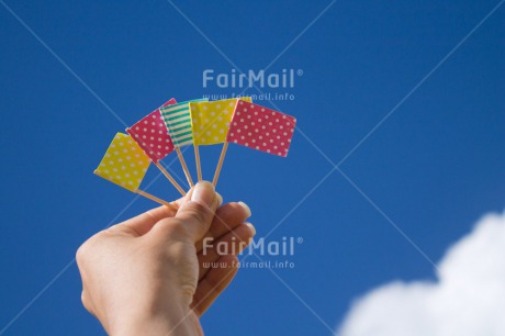 Fair Trade Photo Activity, Birthday, Celebrating, Colour image, Colourful, Day, Emotions, Flag, Hand, Happiness, Horizontal, Multi-coloured, Outdoor, Peru, Seasons, Sky, South America, Summer