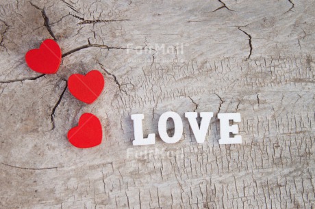 Fair Trade Photo Colour image, Heart, Horizontal, Letters, Love, Marriage, Outdoor, Peru, Red, South America, Table, Text, Valentines day, Wedding, Wood