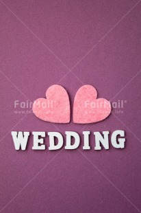 Fair Trade Photo Colour image, Couple, Heart, Letters, Love, Marriage, Peru, Pink, Purple, South America, Text, Two, Wedding, Wood