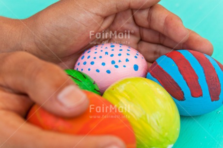 Fair Trade Photo Colour image, Colourful, Easter, Egg, Food and alimentation, Hand, Horizontal, Peru, South America