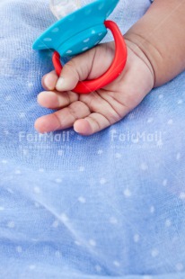 Fair Trade Photo Birth, Blue, Boy, Colour image, Hand, New baby, People, Peru, South America, Vertical