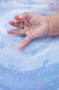 Fair Trade Photo Birth, Blue, Boy, Colour image, Hand, New baby, People, Peru, South America, Vertical