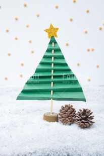 Fair Trade Photo Christmas, Christmas decoration, Christmas tree, Colour, Colour image, Green, Nature, Object, Place, Snow, South America, Star, Tree, Vertical, White, Yellow