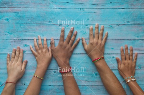 Fair Trade Photo Blue, Body, Bracelet, Colour, Colour image, Family, Friendship, Hand, Horizontal, Object, People, Peru, Place, Solidarity, South America, Together, Tolerance, Union, Values
