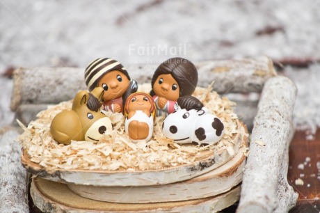 Fair Trade Photo Activity, Adjective, Celebrating, Christmas, Christmas decoration, Creche, Family, Horizontal, Object, People, Present, Snow