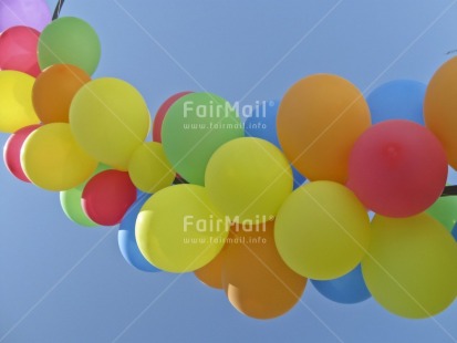 Fair Trade Photo Balloon, Birthday, Colour image, Colourful, Horizontal, Invitation, Multi-coloured, Party, Peru, Seasons, Sky, South America, Summer