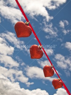 Fair Trade Photo Clouds, Day, Heart, Horizontal, Love, Outdoor, Red, Sky, Summer, Valentines day