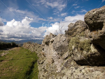Fair Trade Photo Clouds, Day, Grass, Horizontal, Mountain, Outdoor, Rural, Sky, Stone, Travel