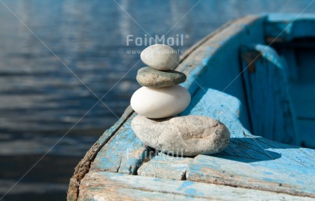 Fair Trade Photo Balance, Blue, Closeup, Colour image, Day, Horizontal, Outdoor, Peru, South America, Stone, Water, Wellness