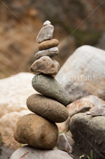 Fair Trade Photo Balance, Colour image, Condolence-Sympathy, Peru, River, South America, Stone, Vertical, Water, Wellness