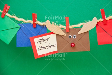 Fair Trade Photo Christmas, Colour image, Envelope, Horizontal, Peru, Reindeer, South America