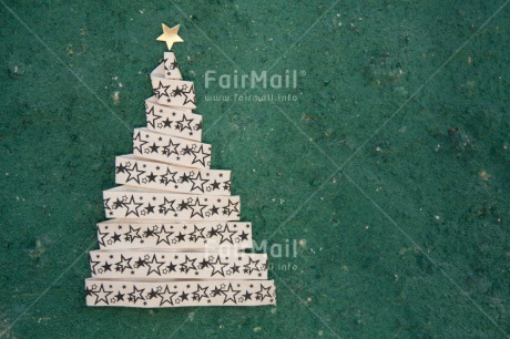 Fair Trade Photo Christmas, Colour image, Horizontal, Peru, South America, Star, Tree