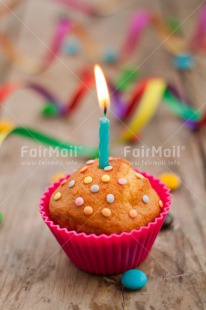 Fair Trade Photo Birthday, Colour image, Cupcake, Invitation, Party, Peru, South America, Vertical