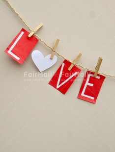 Fair Trade Photo Closeup, Colour image, Heart, Letter, Love, Marriage, Peru, Red, South America, Valentines day, Vertical, Wedding, White