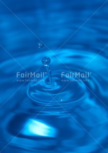 Fair Trade Photo Blue, Closeup, Colour image, Nature, Peru, Shooting style, South America, Transparent, Vertical, Water, Waterdrop, Wellness