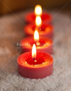 Fair Trade Photo Candle, Christmas, Colour image, Flame, Peru, Red, South America, Vertical