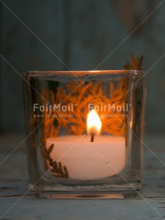 Fair Trade Photo Candle, Christmas, Condolence-Sympathy, Flame, Peru, South America, Vertical