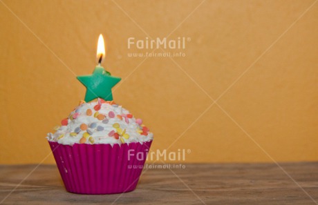 Fair Trade Photo Birthday, Candle, Colour image, Cupcake, Horizontal, Party, Peru, South America, Star