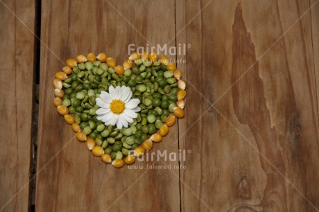 Fair Trade Photo Colour image, Food and alimentation, Heart, Horizontal, Lentils, Love, Marriage, Peru, South America, Valentines day, Wedding