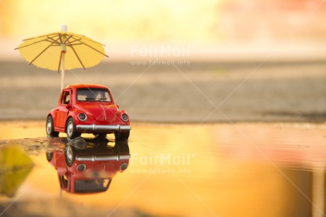 Fair Trade Photo Activity, Car, Colour image, Day, Holiday, Horizontal, Outdoor, Peru, Rain, Red, Seasons, South America, Summer, Transport, Travel, Travelling, Umbrella, Water