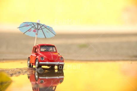 Fair Trade Photo Activity, Car, Colour image, Day, Holiday, Horizontal, Outdoor, Peru, Rain, Red, Seasons, South America, Summer, Transport, Travel, Travelling, Umbrella, Water