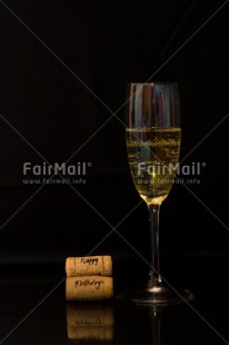 Fair Trade Photo Activity, Birthday, Black, Celebrating, Colour image, Cork, Glass, Indoor, Peru, South America, Studio, Vertical