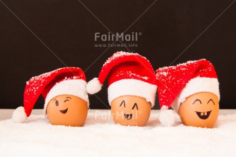 Fair Trade Photo Activity, Black, Celebrating, Christmas, Clothing, Colour image, Egg, Face, Friendship, Fun, Funny, Hat, Horizontal, Indoor, Joy, Peru, Santaclaus, Seasons, Smile, Smiling, Snow, South America, Studio, Winter