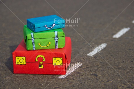 Fair Trade Photo Activity, Colour image, Good luck, Horizontal, Multi-coloured, New Job, New beginning, New home, Peru, Road, Seasons, South America, Street, Suitcase, Summer, Travel, Travelling