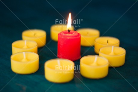 Fair Trade Photo Business, Candle, Colour image, Condolence-Sympathy, Different, Flame, Indoor, Light, Peru, Red, South America, Studio, Success, Yellow