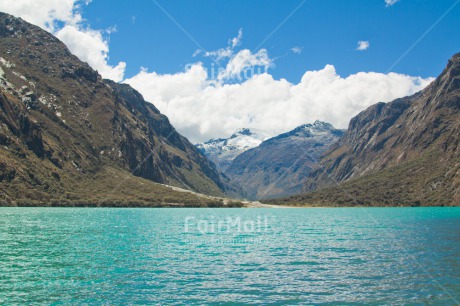 Fair Trade Photo Colour image, Day, Horizontal, Lake, Mountain, Nature, Outdoor, Peru, South America, Water, Watercolour image