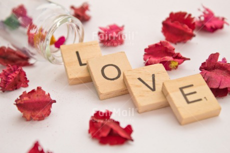 Fair Trade Photo Colour image, Horizontal, Jar, Letter, Love, Marriage, Peru, Petals, Red, South America, Text, Thinking of you, Valentines day, Wedding, White