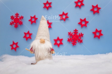Fair Trade Photo Blue, Christmas, Christmas decoration, Colour, Colour image, Doll, Horizontal, Object, Place, Red, Sequence, Skiing, Snow, South America
