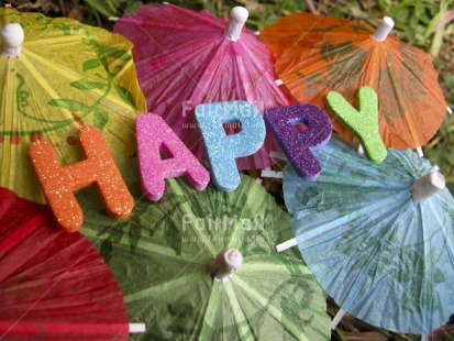 Fair Trade Photo Closeup, Colour image, Colourful, Emotions, Happiness, Horizontal, Letter, Peru, South America, Umbrella