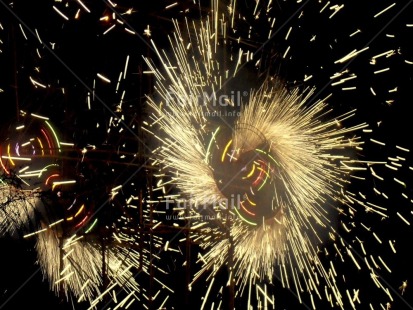 Fair Trade Photo Christmas, Colour image, Firework, Horizontal, New Year, Night, Outdoor, Peru, South America