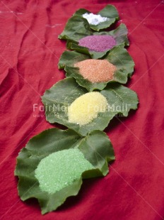 Fair Trade Photo Ceremony, Colour image, Food and alimentation, Leaf, Multi-coloured, Peru, South America, Spirituality, Vertical, Wellness