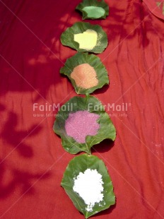 Fair Trade Photo Artistique, Ceremony, Colour image, Food and alimentation, Leaf, Multi-coloured, Peru, South America, Spirituality, Vertical, Wellness