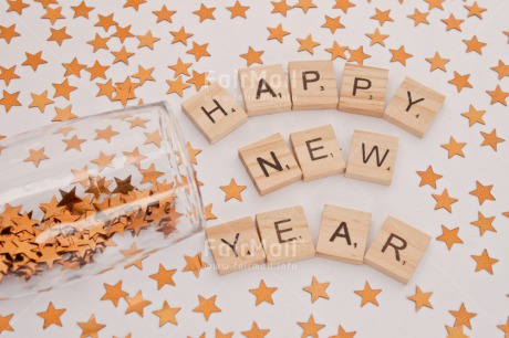 Fair Trade Photo Colour image, Glass, Horizontal, Letter, New Year, Peru, South America, Star, Text, White