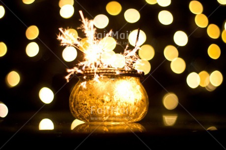 Fair Trade Photo Black, Colour image, Firework, Horizontal, Jar, Light, New Year, Peru, South America