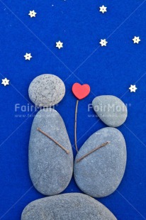 Fair Trade Photo Blue, Colour image, Couple, Heart, Love, Peru, Resd, Rock, Sky, South America, Star, Thinking of you, Valentines day, Vertical, Wedding