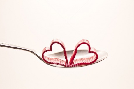 Fair Trade Photo Colour image, Heart, Horizontal, Love, Marriage, Peru, Red, South America, Spoon, Thinking of you, Valentines day, Wedding, White