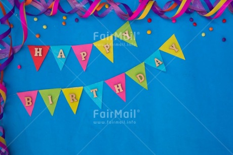 Fair Trade Photo Birthday, Blue, Colour, Colour image, Emotions, Flag, Happy, Horizontal, Letter, Object, Party, Peru, Place, South America, Text